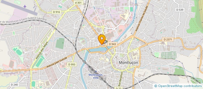 localisation de l'entreprise TUNITA à MONTLUCON