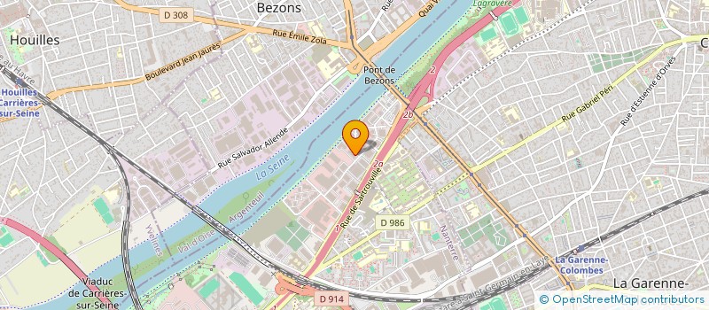 localisation de l'entreprise TUNZINI à NANTERRE
