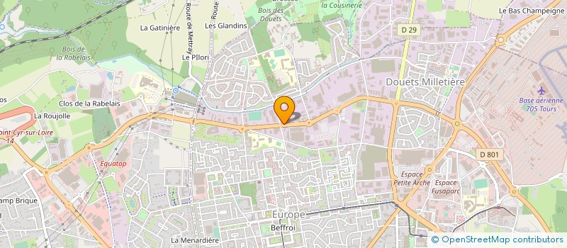 localisation de l'entreprise TUNZINI CENTRE VAL DE LOIRE à TOURS