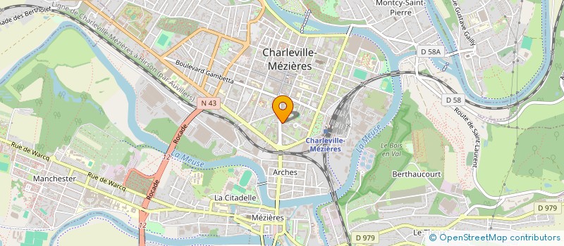 localisation de l'entreprise TUONG à CHARLEVILLE-MEZIERES