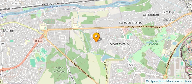 localisation de l'entreprise TUOT LALAU  MONTEVRAIN