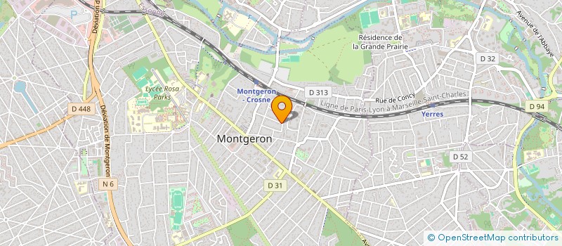 localisation de l'entreprise TUP INVEST à MONTGERON