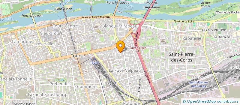 localisation de l'entreprise TUP START  TOURS