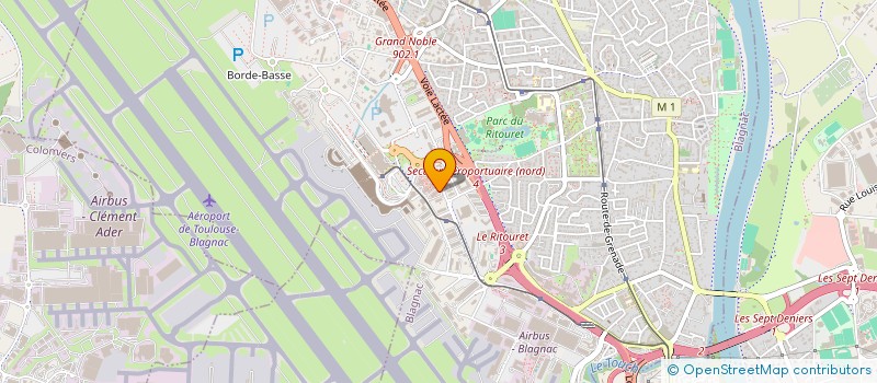 localisation de l'entreprise TUPACK FRANCE à BLAGNAC