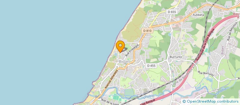 localisation de l'entreprise TUPAIA à BIDART