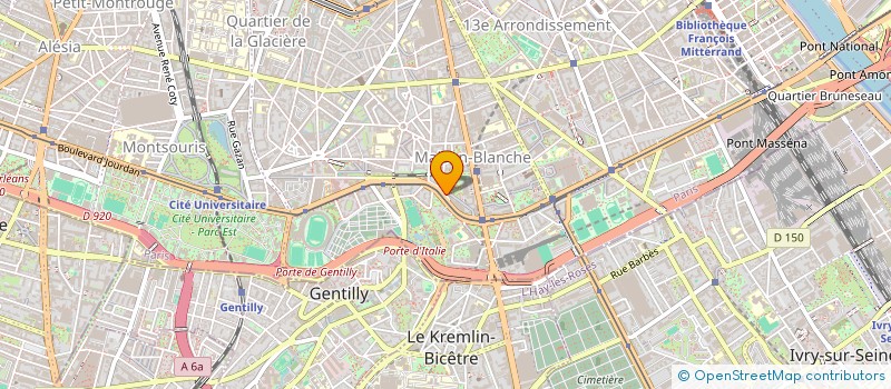 localisation de l'entreprise TUPI  PARIS