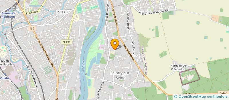 localisation de l'entreprise TUPUNA à SAINTRY-SUR-SEINE