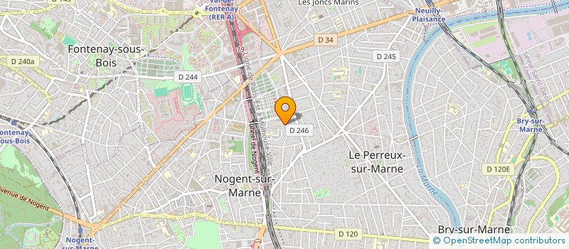 localisation de l'entreprise TUQUET ET CIE  LE PERREUX-SUR-MARNE