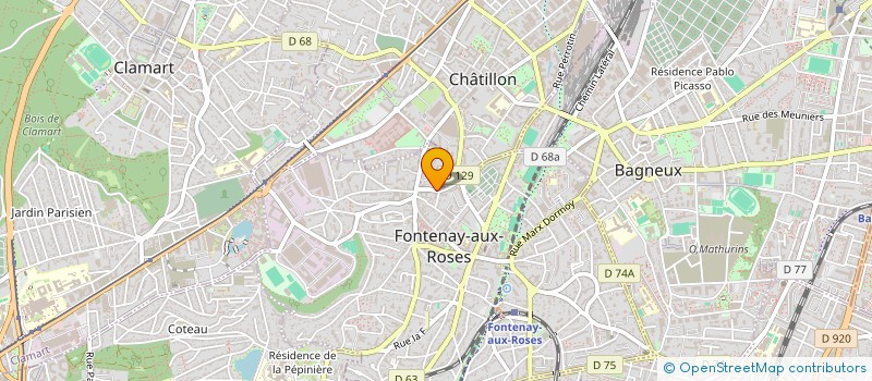 localisation de l'entreprise TUR FRANCE à FONTENAY-AUX-ROSES