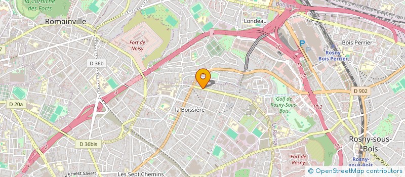 localisation de l'entreprise TURA à MONTREUIL