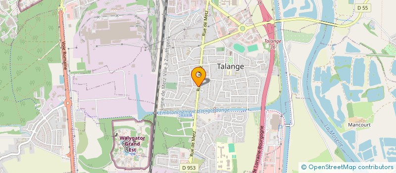 localisation de l'entreprise TURAN à TALANGE