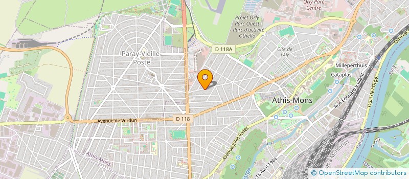 localisation de l'entreprise TURAN-CAMELINAT à ATHIS-MONS