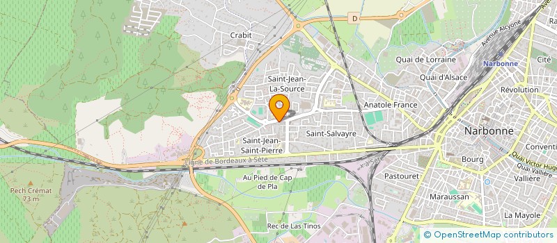 localisation de l'entreprise TURAN CONSTRUCTION à NARBONNE