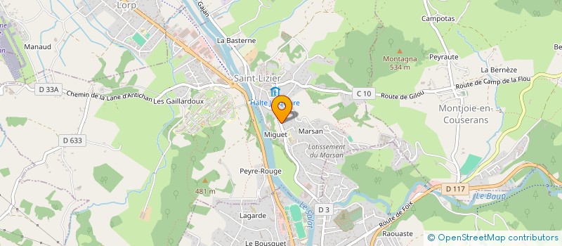 localisation de l'entreprise TURATELLO à SAINT-LIZIER