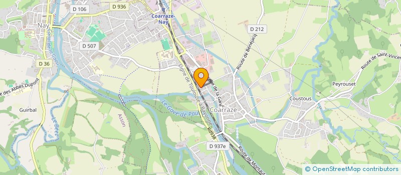 localisation de l'entreprise TURB'ELEC  COARRAZE