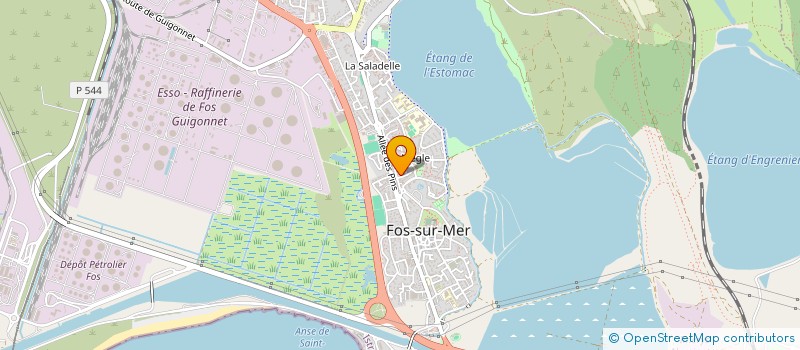 localisation de l'entreprise TURBAT  FOS-SUR-MER