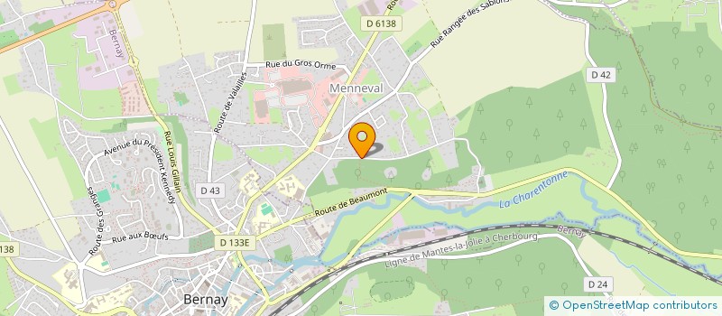 localisation de l'entreprise TURBATI  MENNEVAL