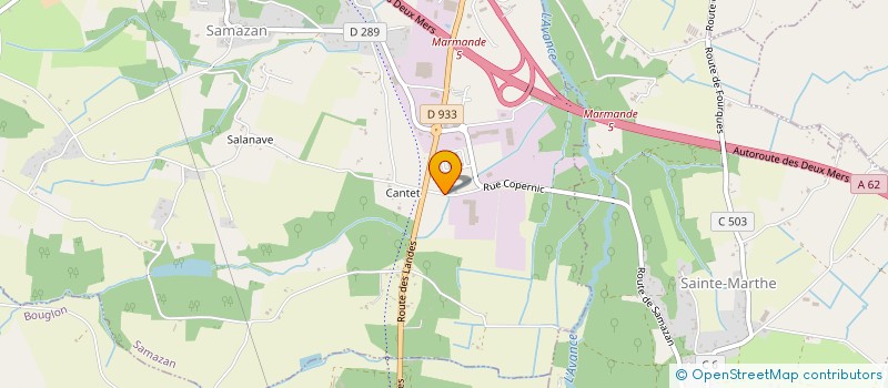 localisation de l'entreprise TURBIMMO  SAMAZAN