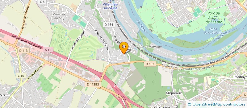 localisation de l'entreprise TURBINEAGAZ.COM à VILLENNES-SUR-SEINE