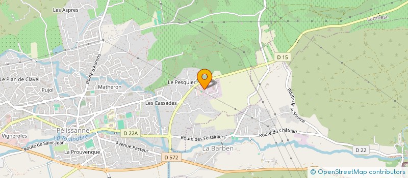 localisation de l'entreprise TURBINES SERVICES & RECHANGES à PELISSANNE
