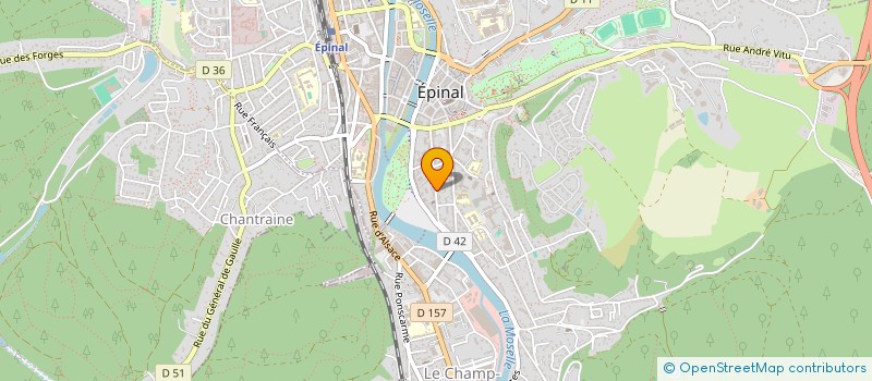 localisation de l'entreprise TURBINEST  EPINAL