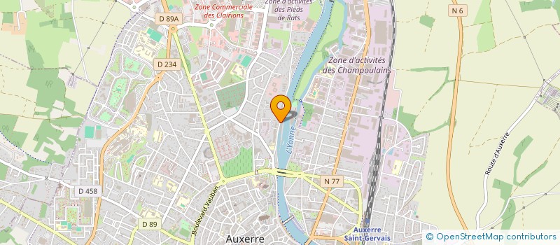 localisation de l'entreprise TURBINO FLAT à AUXERRE