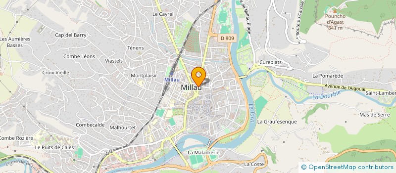 localisation de l'entreprise TURBO 12  MILLAU