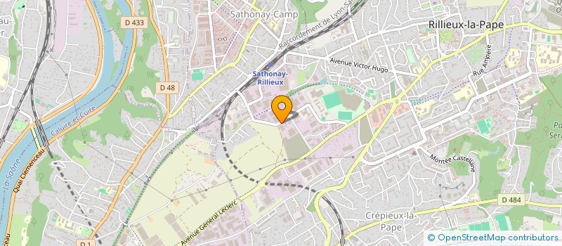 localisation de l'entreprise TURBO 2000  LATHUILE