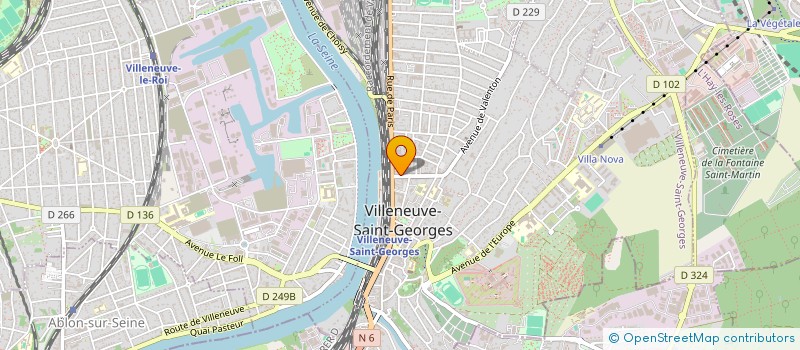 localisation de l'entreprise TURBO à VILLENEUVE-SAINT-GEORGES