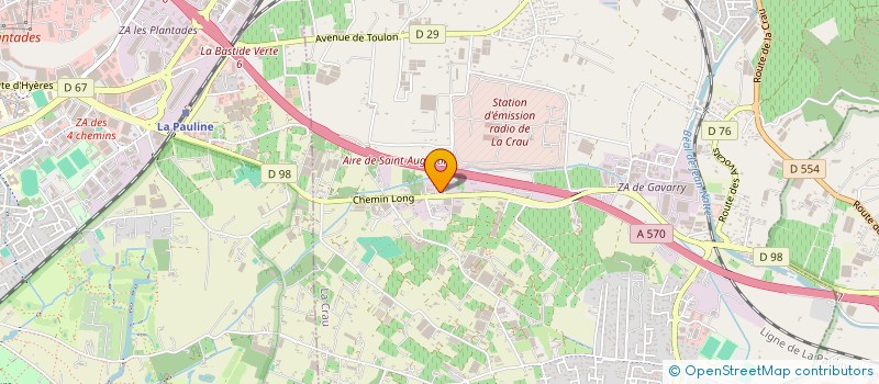 localisation de l'entreprise TURBO CLEAN  LA CRAU