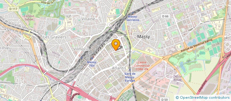 localisation de l'entreprise TURBO CONSULT à MASSY