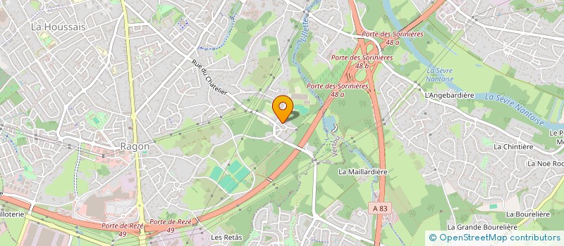 localisation de l'entreprise TURBO-DEPOT à REZE