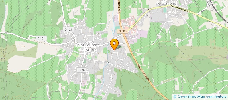 localisation de l'entreprise TURBO ENTREPRISE  SAINT-LAURENT-DES-ARBRES