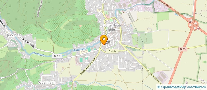 localisation de l'entreprise TURBO EXPERTISE STARKLE à SOULTZ-HAUT-RHIN