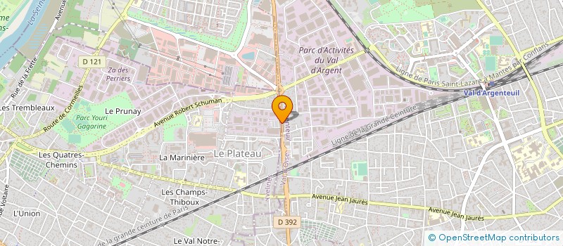 localisation de l'entreprise TURBO FIBRE  LE PLESSIS-BELLEVILLE