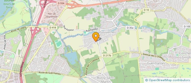 localisation de l'entreprise TURBO FORMATION à GOUVERNES