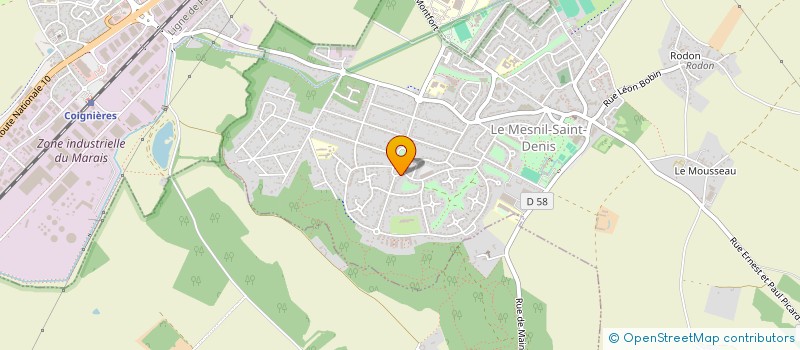 localisation de l'entreprise TURBO GROOVE  LE MESNIL-SAINT-DENIS