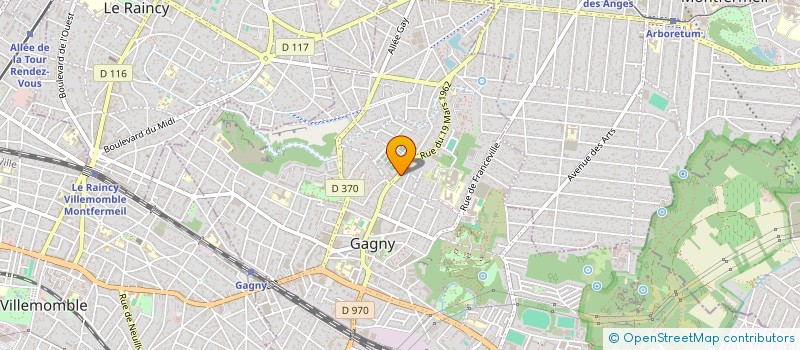 localisation de l'entreprise TURBO SECURITY à GAGNY