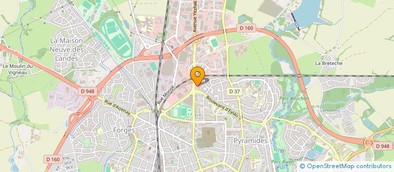 localisation de l'entreprise TURBO VENDEE LRSY  LA ROCHE-SUR-YON