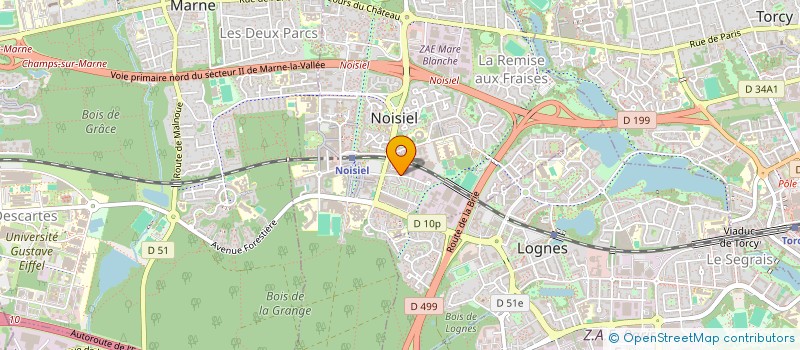 localisation de l'entreprise TURBOGRAPH à NOISIEL