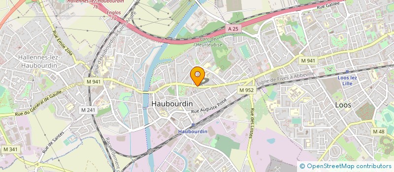 localisation de l'entreprise TURBOLUX & CARS à HAUBOURDIN