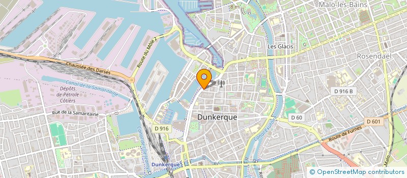 localisation de l'entreprise TURBOT CLUB DE FLANDRE MARITIME à DUNKERQUE