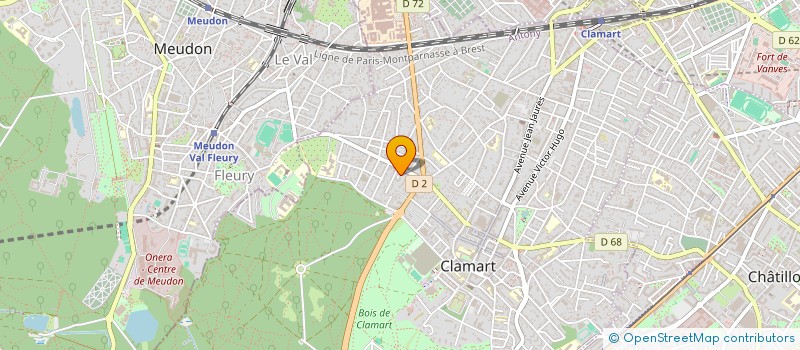 localisation de l'entreprise TURBULENCE  CLAMART