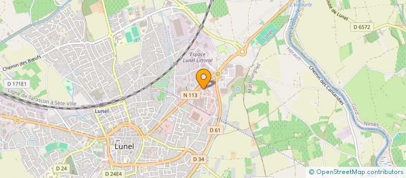 localisation de l'entreprise TURBULENCE  LUNEL