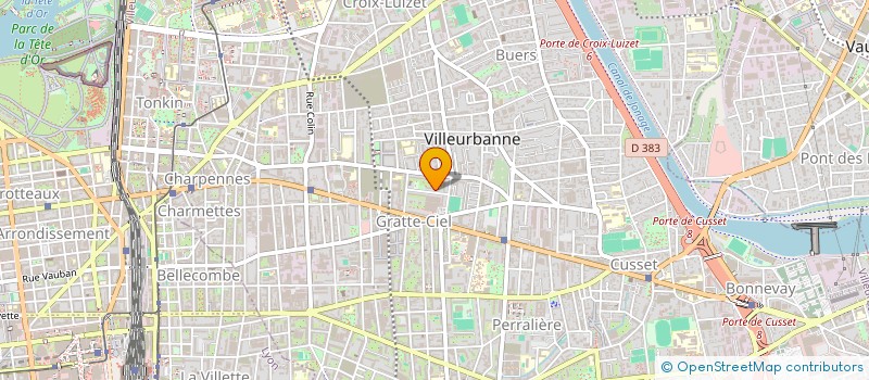 localisation de l'entreprise TURBULENCE ASSO  VILLEURBANNE
