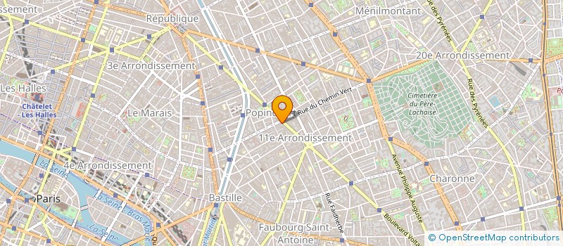 localisation de l'entreprise TURBULENCES à PARIS