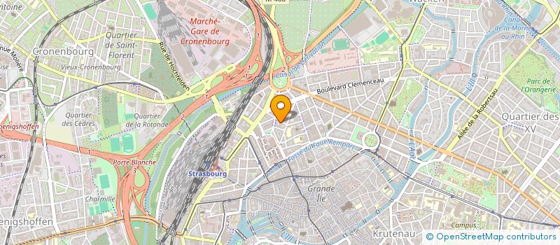 localisation de l'entreprise TURBULENCES à STRASBOURG