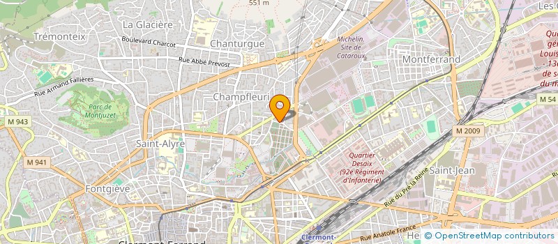 localisation de l'entreprise TURBULENCES PRESSE  CLERMONT-FERRAND