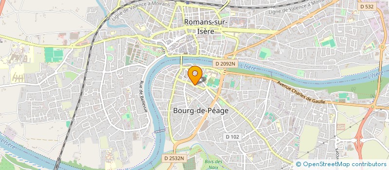 localisation de l'entreprise TURBULENTES !  BOURG-DE-PEAGE