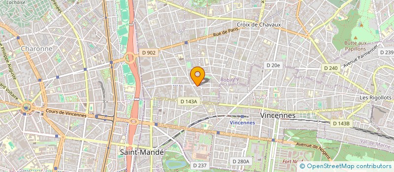 localisation de l'entreprise TURBULO à MONTREUIL